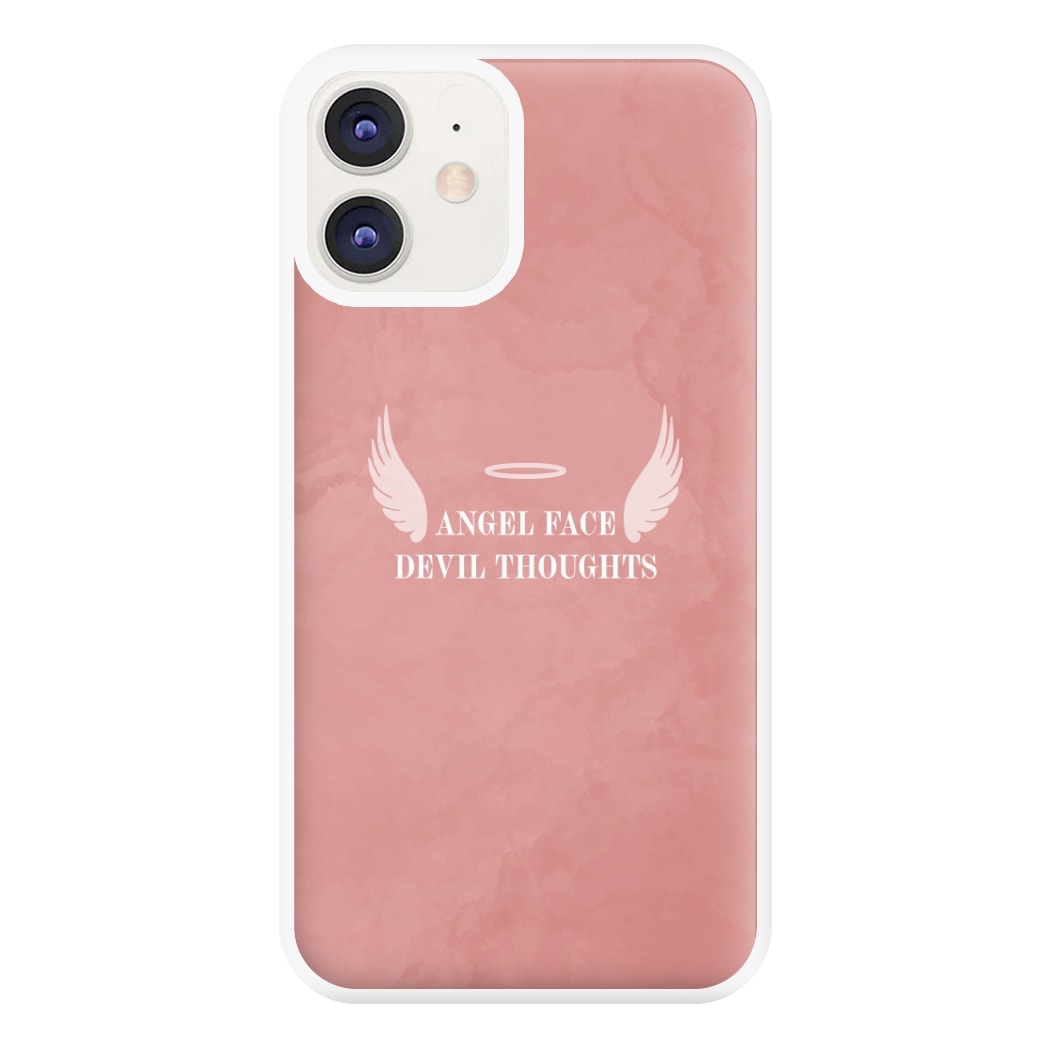 Angel Face Devil Thoughts Phone Case for iPhone 11