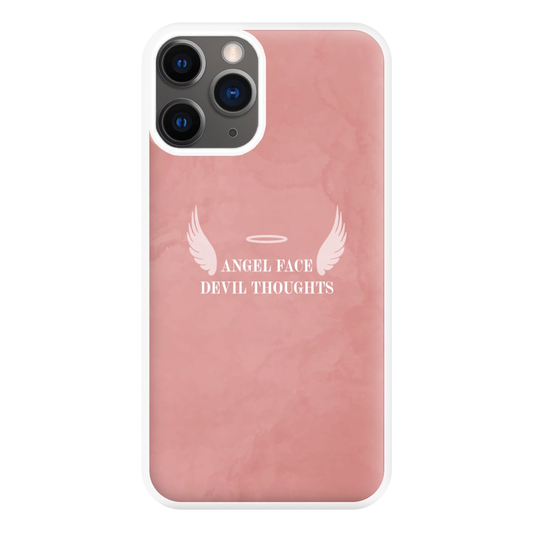 Angel Face Devil Thoughts Phone Case for iPhone 12 Pro Max