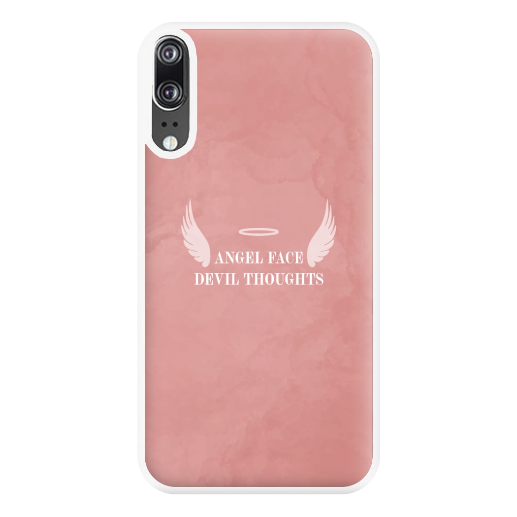 Angel Face Devil Thoughts Phone Case for Huawei P20