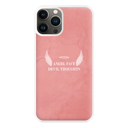 Angel Face Devil Thoughts Phone Case for iPhone 13 Pro Max