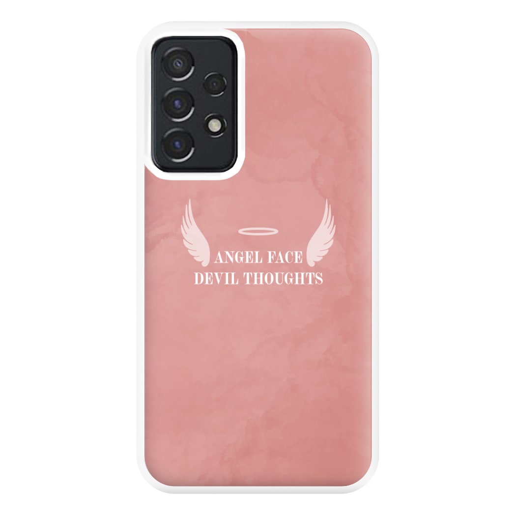 Angel Face Devil Thoughts Phone Case for Galaxy A52 / A52s