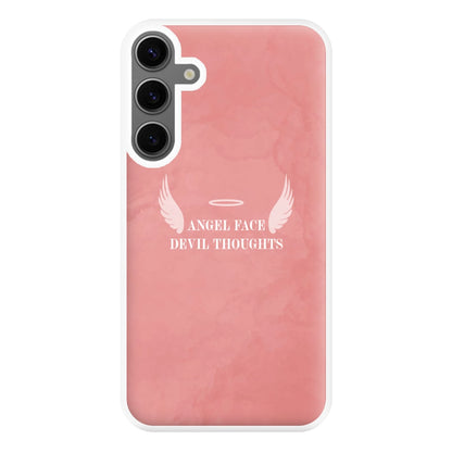 Angel Face Devil Thoughts Phone Case for Galaxy S24FE