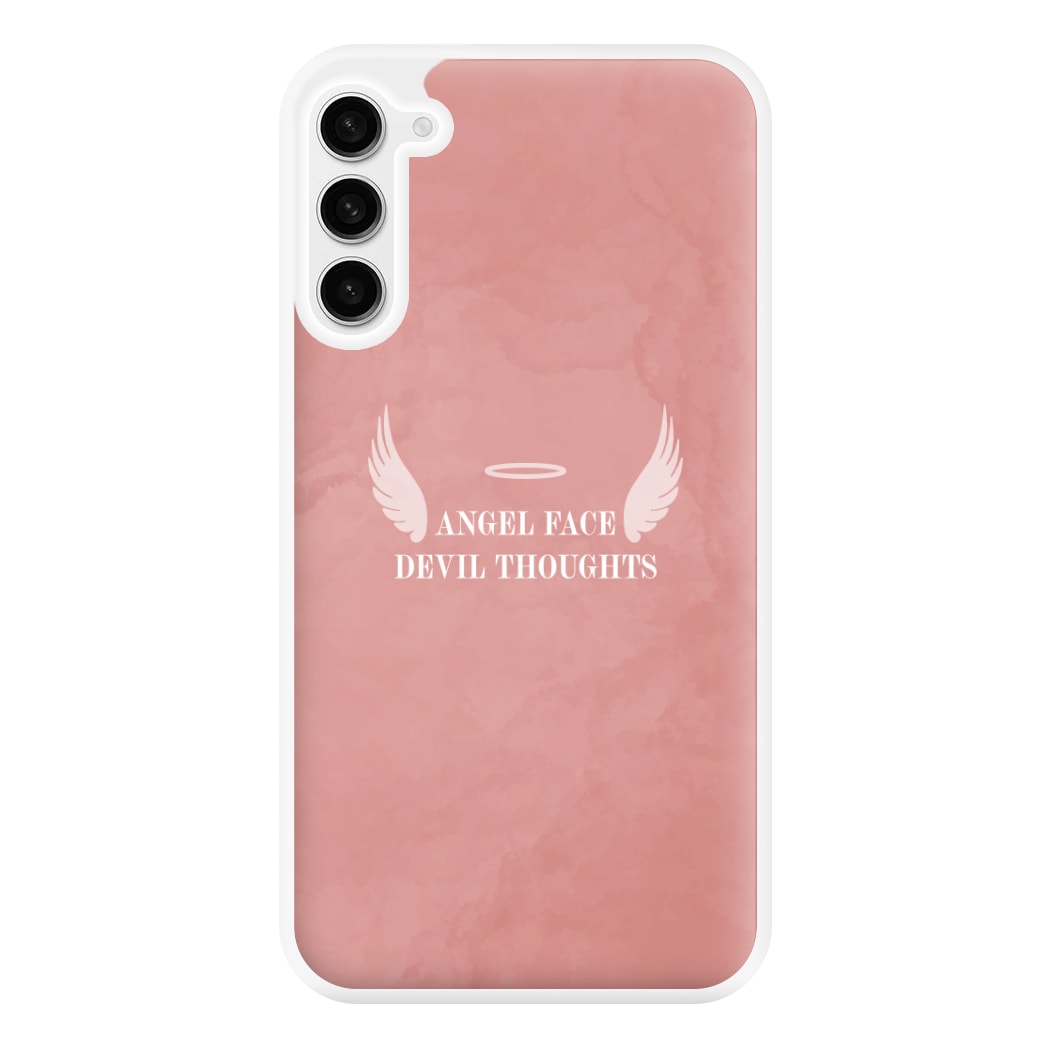 Angel Face Devil Thoughts Phone Case for Galaxy S23FE