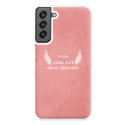 Angel Face Devil Thoughts Phone Case for Galaxy S21FE