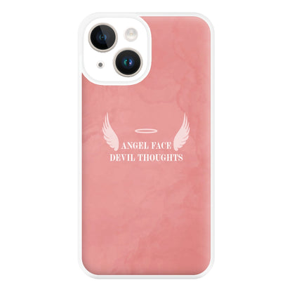 Angel Face Devil Thoughts Phone Case for iPhone 14