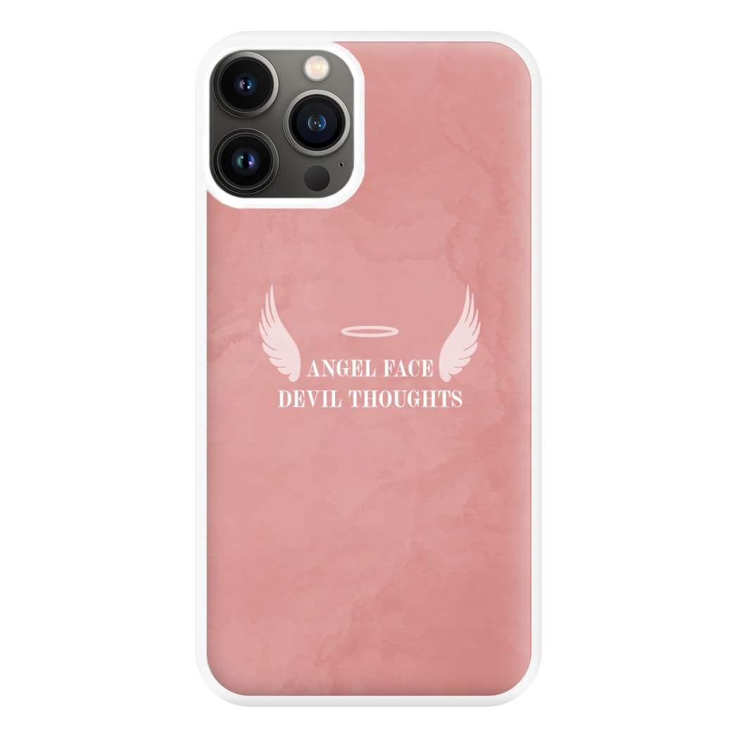 Angel Face Devil Thoughts Phone Case for iPhone 11 Pro Max