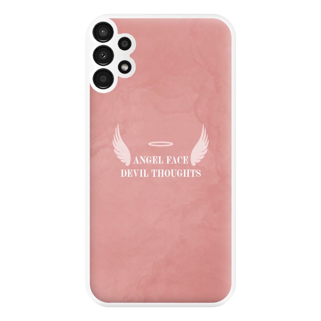 Angel Face Devil Thoughts Phone Case for Galaxy A13