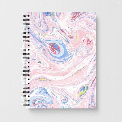 Pink Marble Swirl Notebook