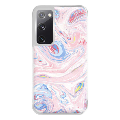 Pink Marble Swirl Phone Case for Galaxy S20FE