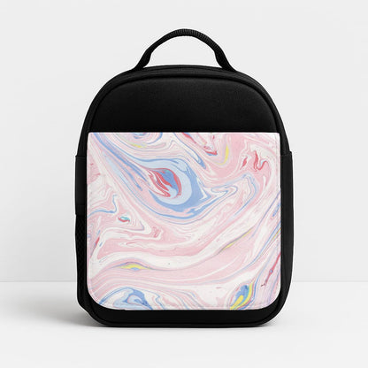 Pink Marble Swirl Insulated Lunchbox