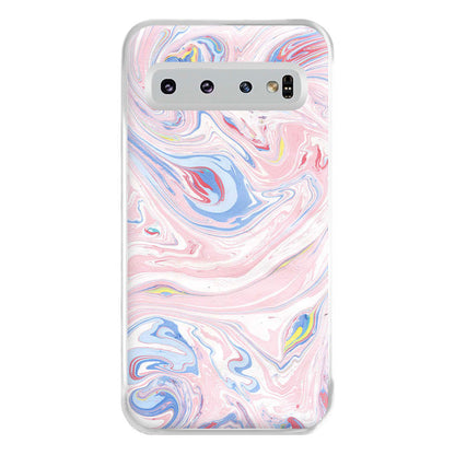 Pink Marble Swirl Phone Case for Galaxy S10 Plus