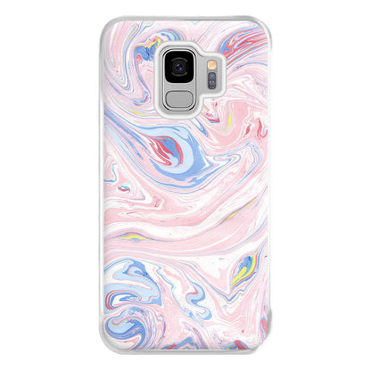 Pink Marble Swirl Phone Case for Galaxy S9 Plus