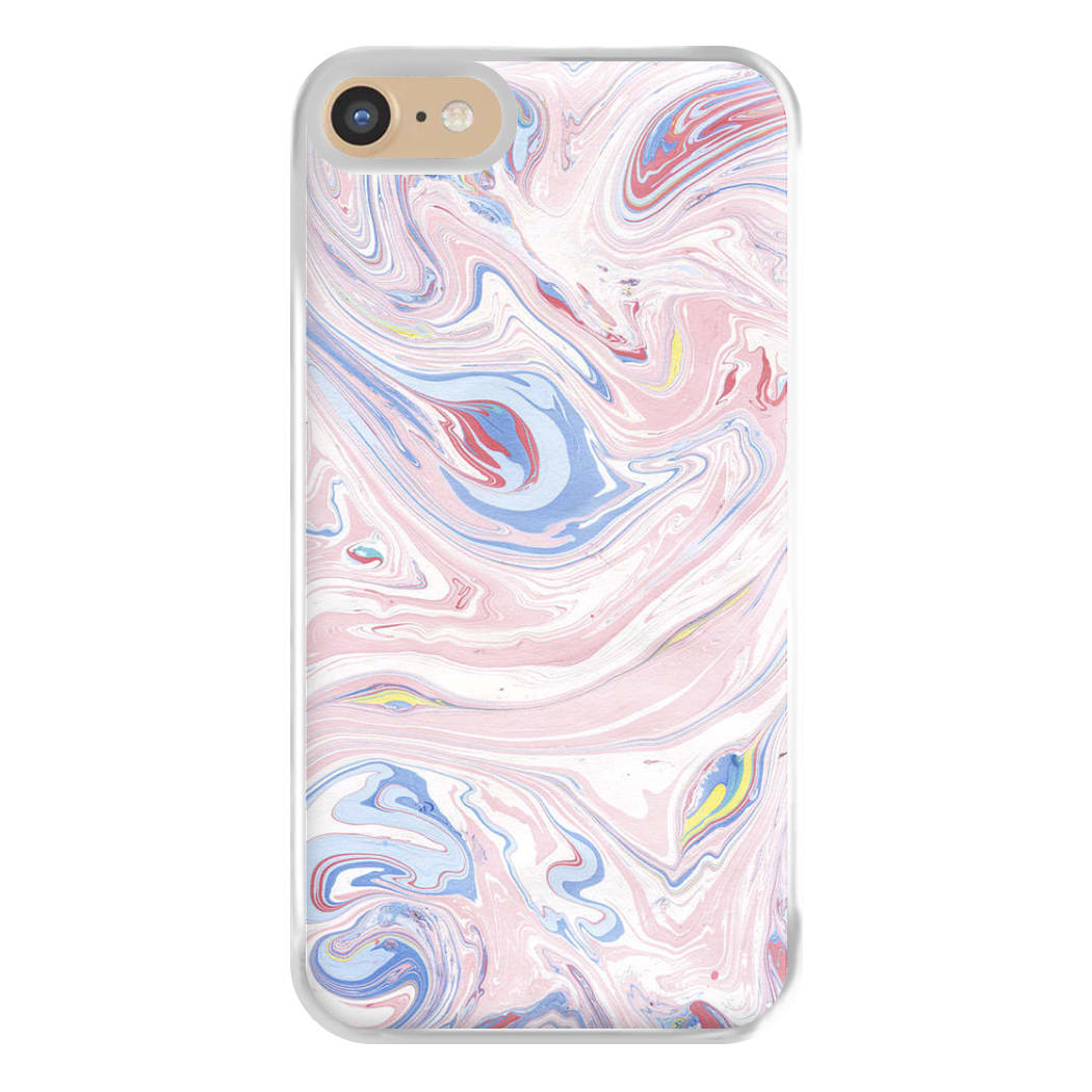 Pink Marble Swirl Phone Case for iPhone 6 / 7 / 8 / SE