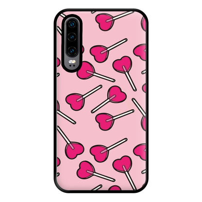 Cherry Heart Lollipops Phone Case for Huawei P30