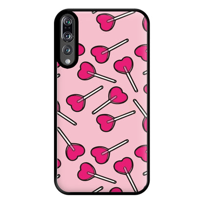 Cherry Heart Lollipops Phone Case for Huawei P20 Pro