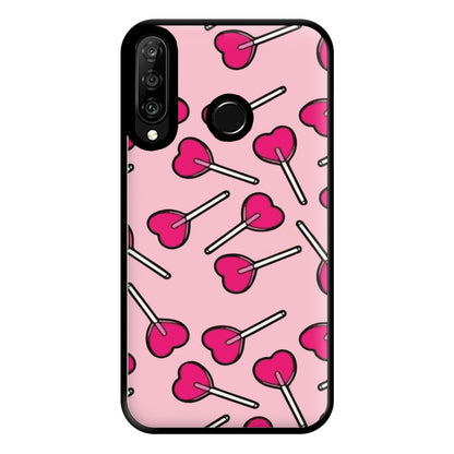 Cherry Heart Lollipops Phone Case for Huawei P30 Lite