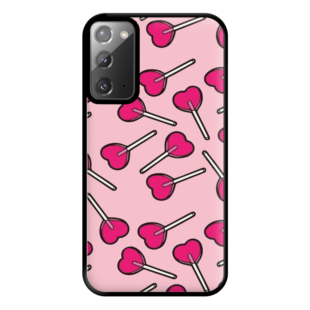 Cherry Heart Lollipops Phone Case for Galaxy Note 20 Ultra