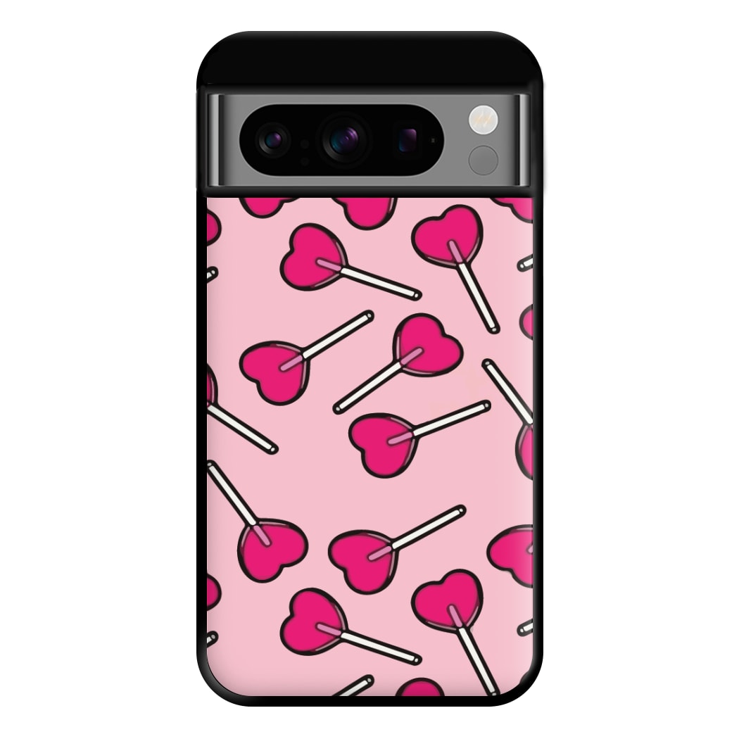 Cherry Heart Lollipops Phone Case for Google Pixel 8 Pro