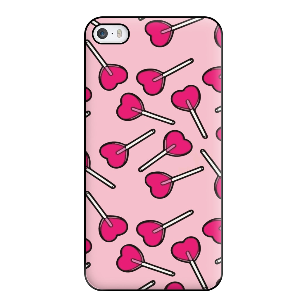 Cherry Heart Lollipops Phone Case for iPhone 5 / 5s / SE 2016