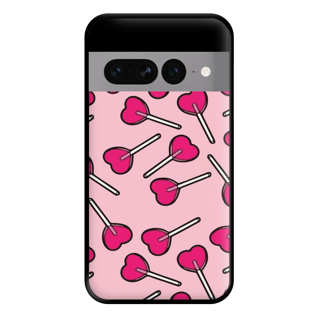 Cherry Heart Lollipops Phone Case for Google Pixel 7 Pro