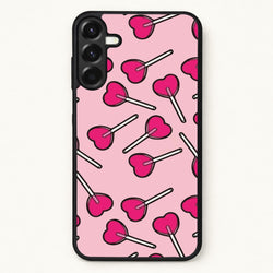 Cherry Heart Lollipops Phone Case for Galaxy A57