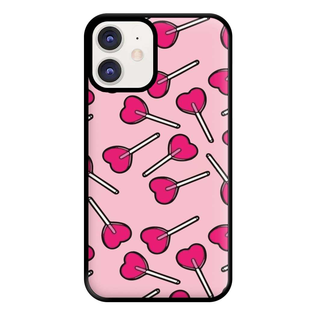 Cherry Heart Lollipops Phone Case for iPhone 11