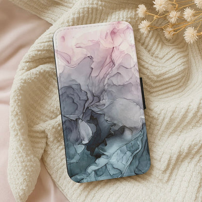 Grey Eclipse Wallet Phone Case