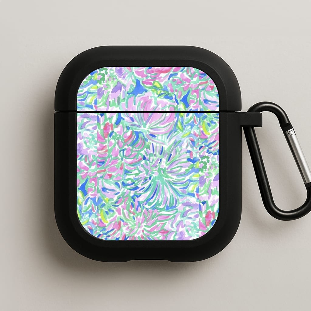 Colourful Floral Painting AirPods Case