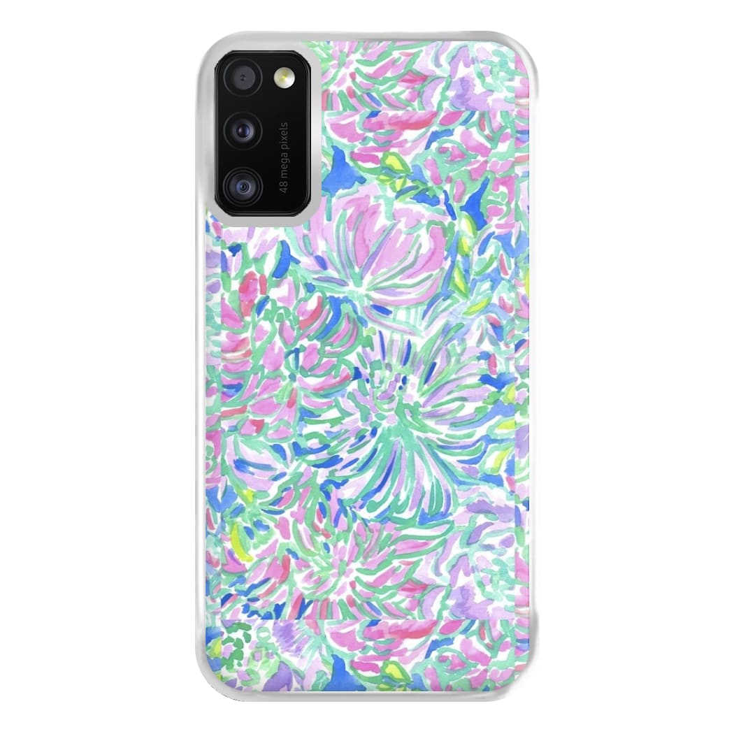 Colourful Floral Painting Phone Case for Galaxy A41