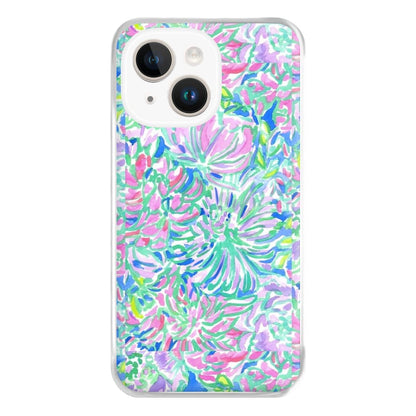 Colourful Floral Painting Phone Case for iPhone 14 Plus