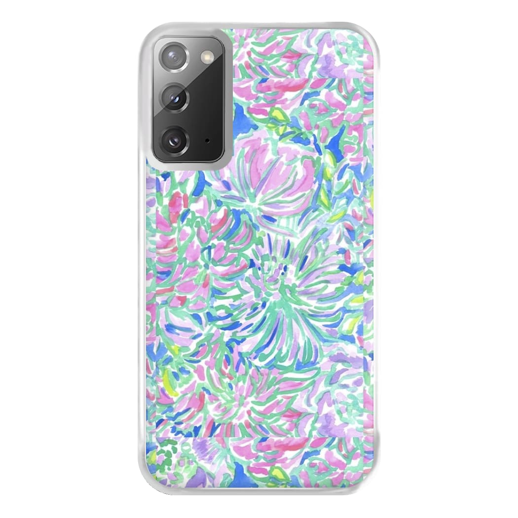 Colourful Floral Painting Phone Case for Galaxy Note 20 Ultra