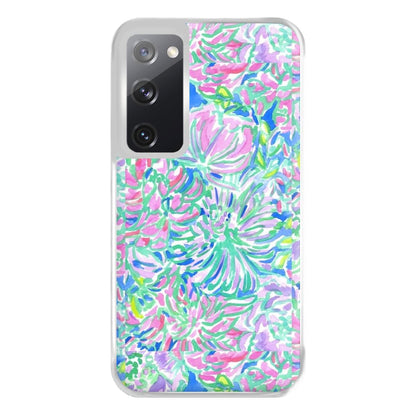 Colourful Floral Painting Phone Case for Galaxy S20FE