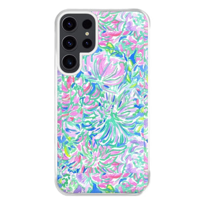 Colourful Floral Painting Phone Case for Galaxy S23 Ultra