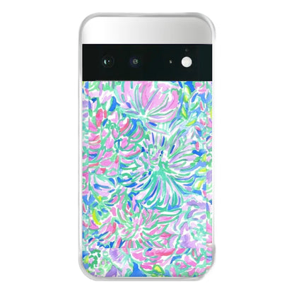 Colourful Floral Painting Phone Case for Google Pixel 6a