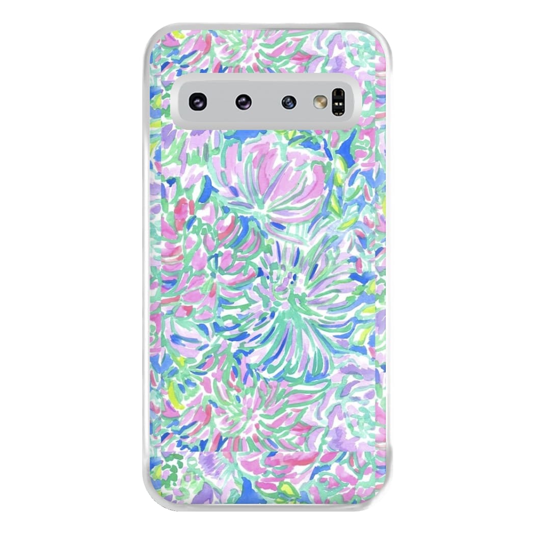 Colourful Floral Painting Phone Case for Galaxy S10 Plus