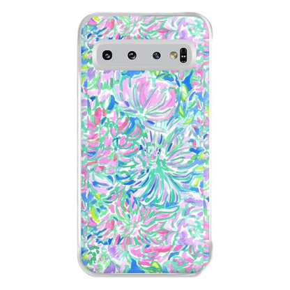 Colourful Floral Painting Phone Case for Galaxy S10 Plus