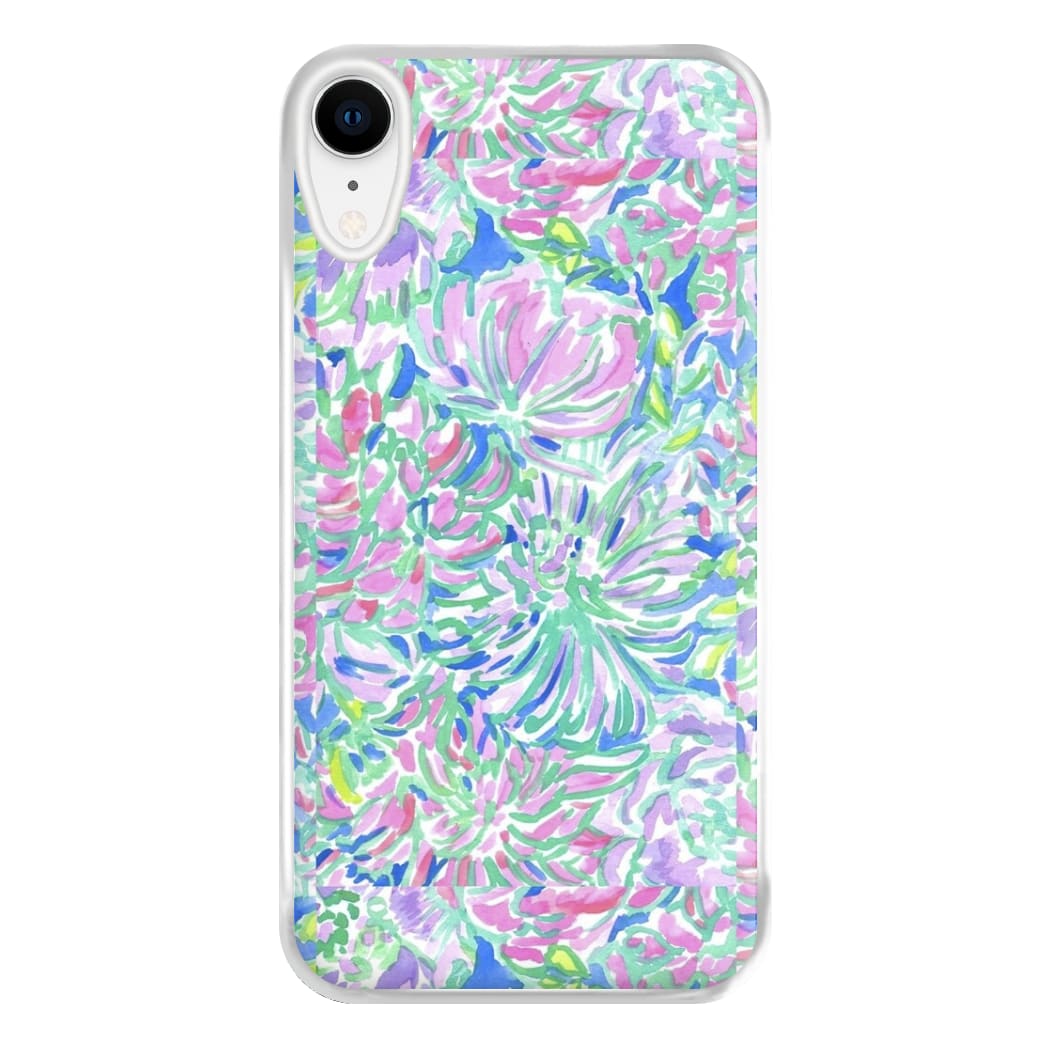 Colourful Floral Painting Phone Case for iPhone XR