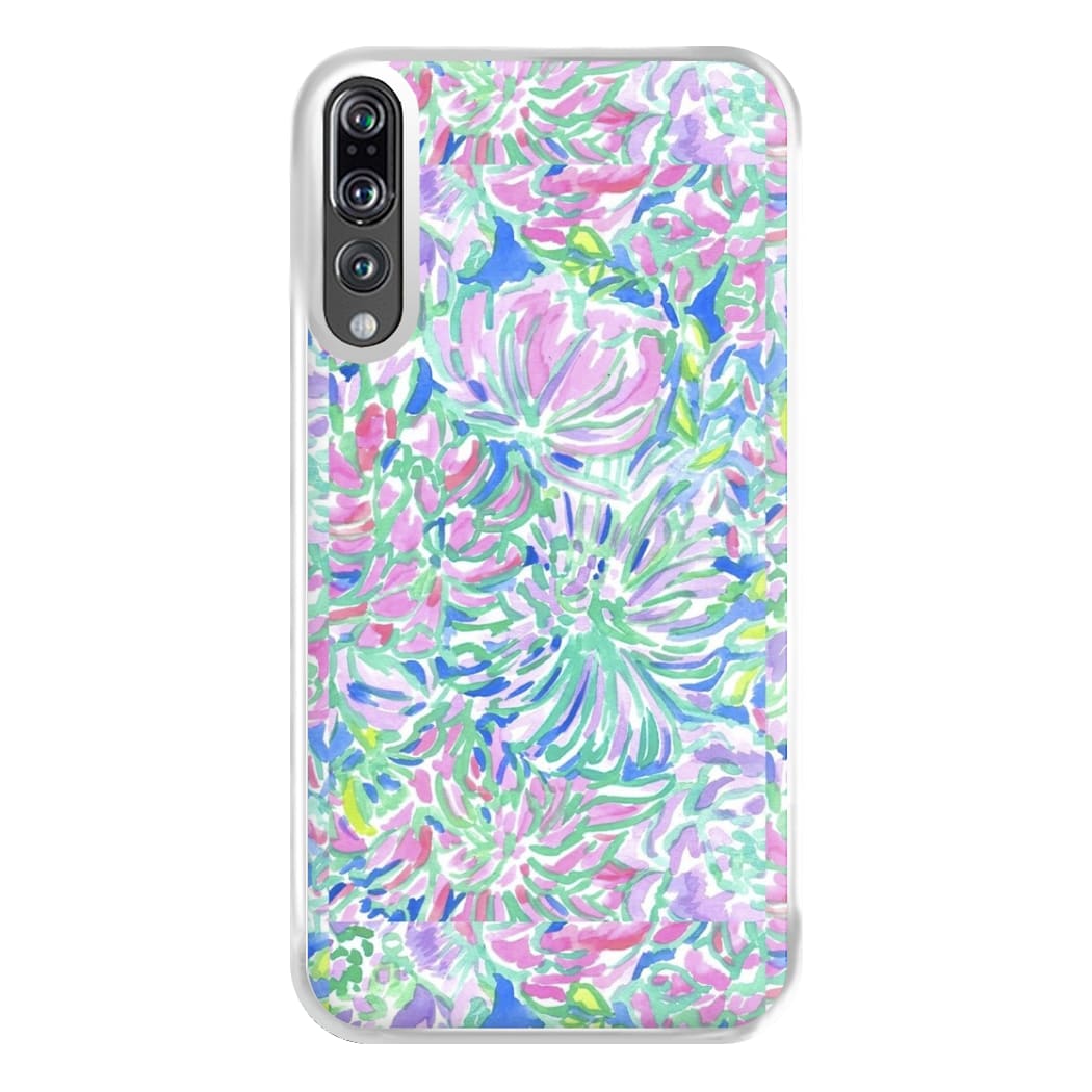 Colourful Floral Painting Phone Case for Huawei P20 Pro