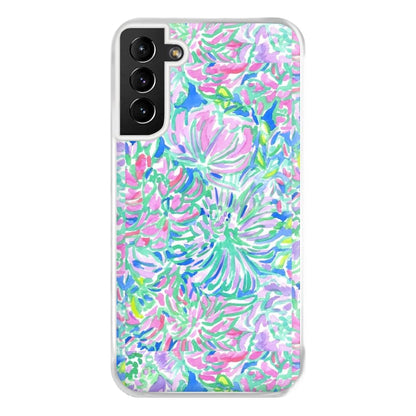 Colourful Floral Painting Phone Case for Galaxy S21 Plus