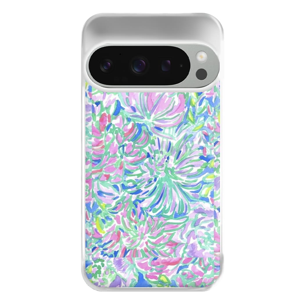 Colourful Floral Painting Phone Case for Google Pixel 9 Pro XL