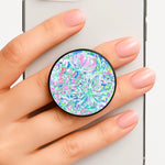 Colourful Floral Painting Phone Grip