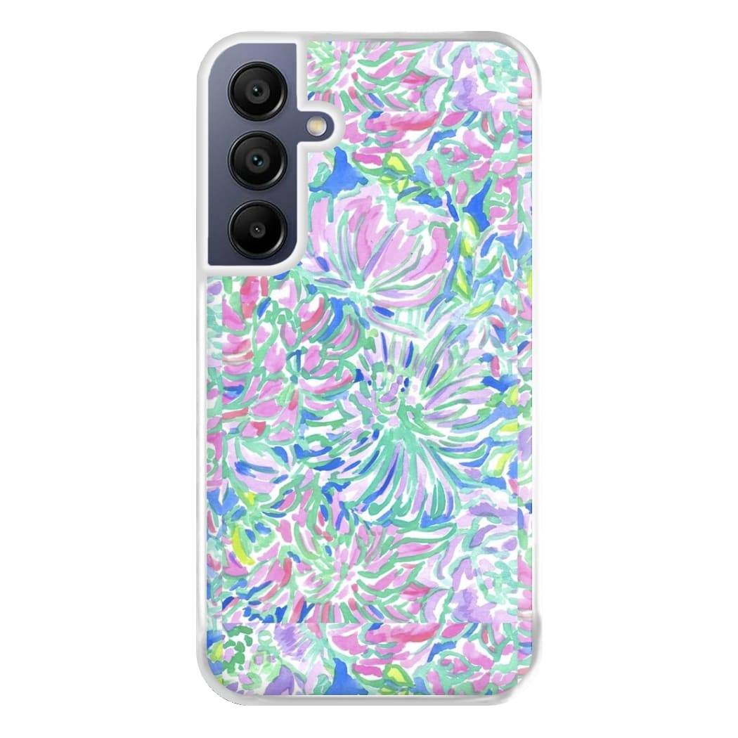 Colourful Floral Painting Phone Case for Galaxy A16