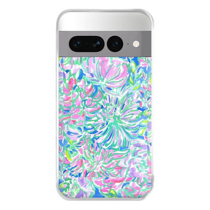 Colourful Floral Painting Phone Case for Google Pixel 7 Pro