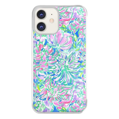 Colourful Floral Painting Phone Case for iPhone 12 / 12 Pro