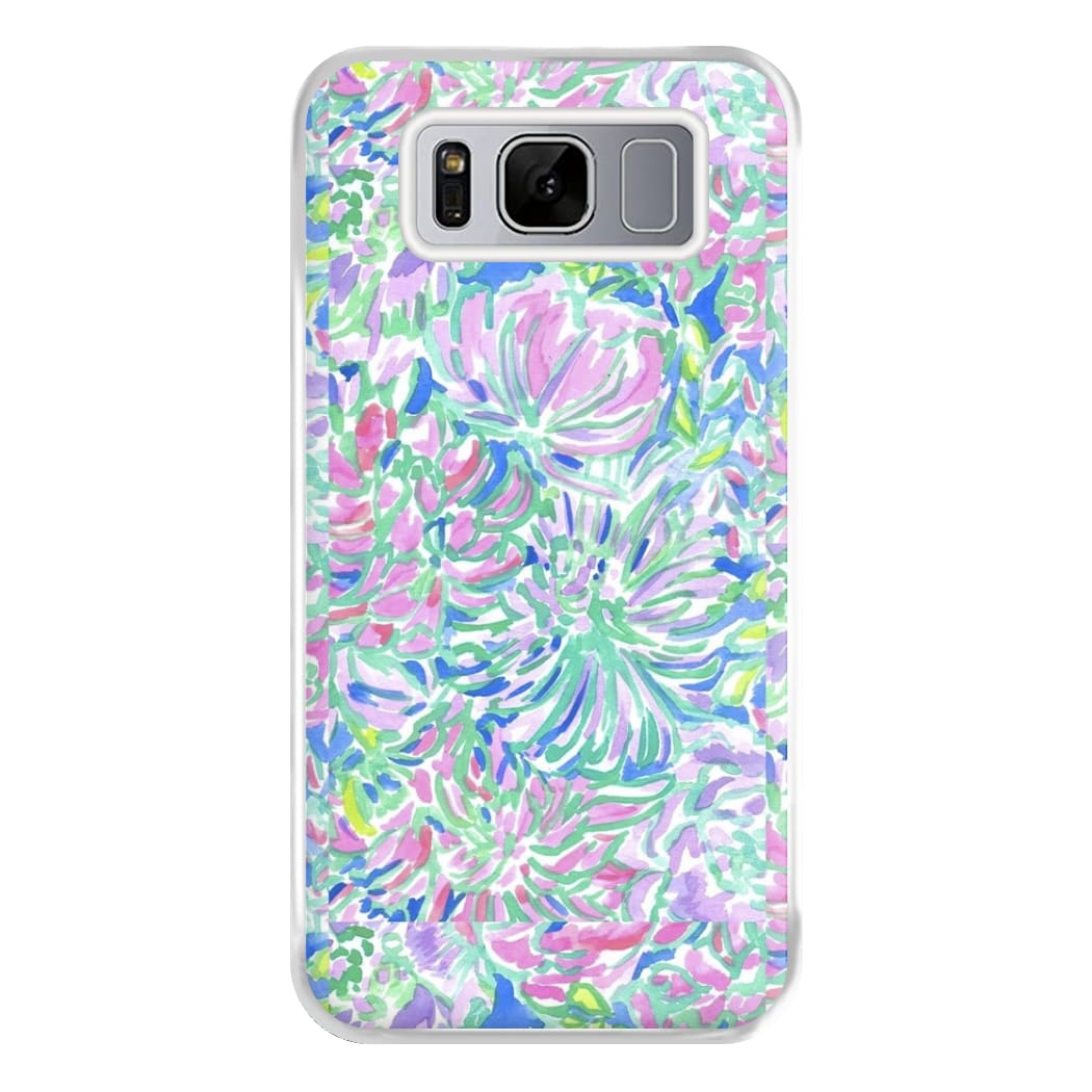 Colourful Floral Painting Phone Case for Galaxy S8 Plus