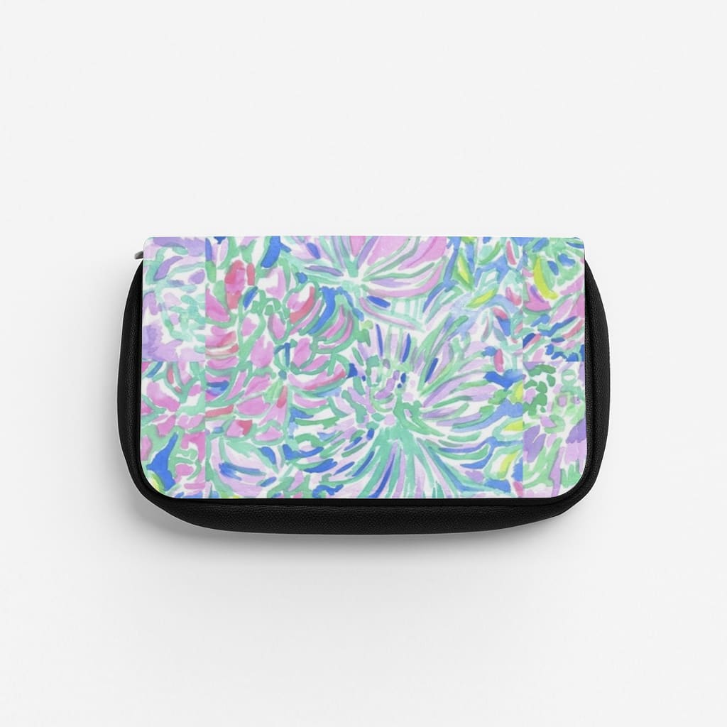 Colourful Floral Painting Pencil Case