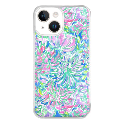 Colourful Floral Painting Phone Case for iPhone 14