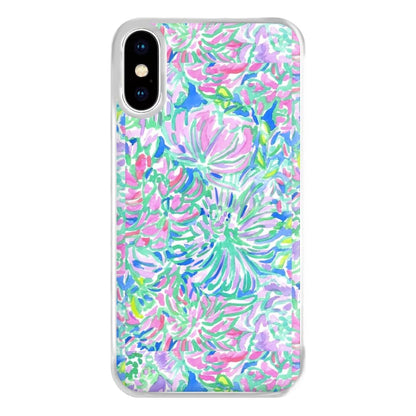 Colourful Floral Painting Phone Case for iPhone XS Max