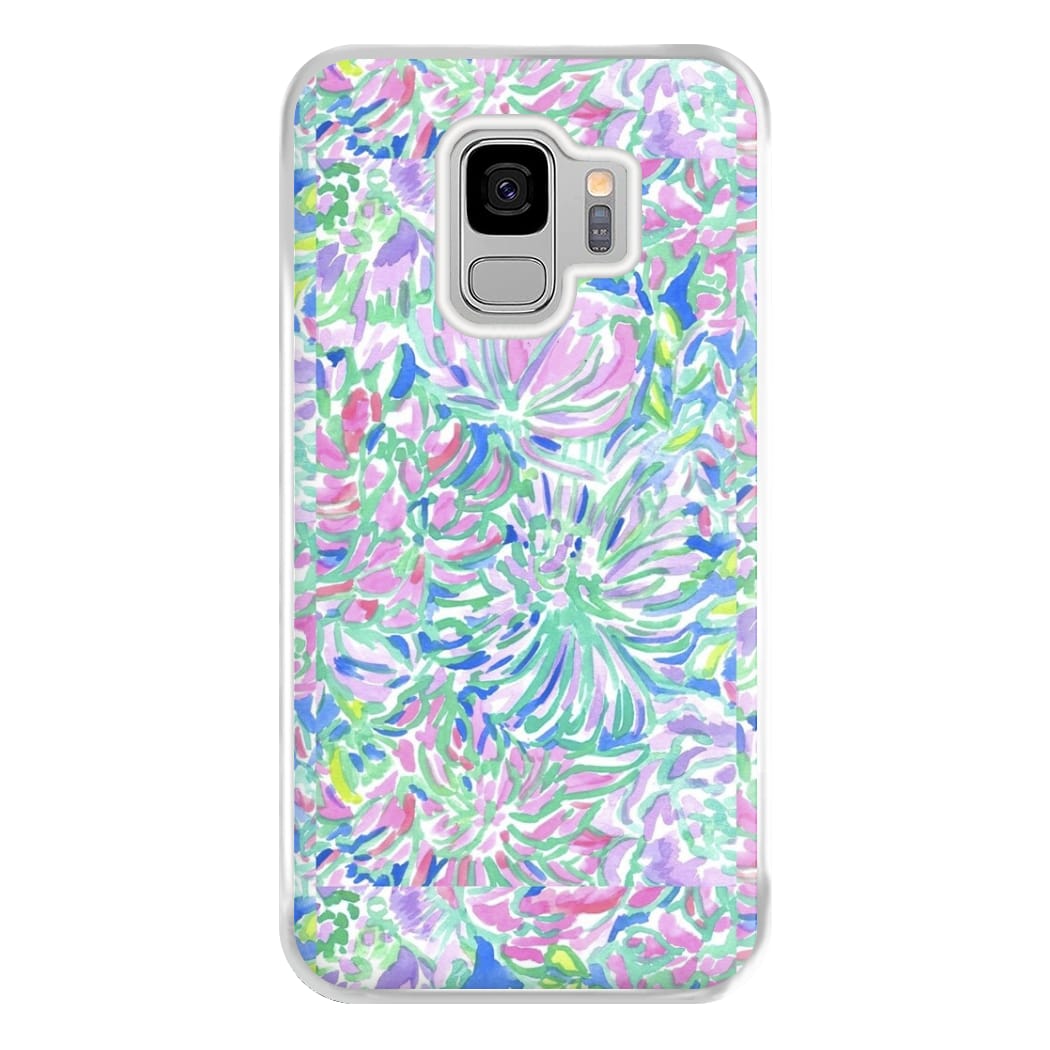 Colourful Floral Painting Phone Case for Galaxy S9 Plus