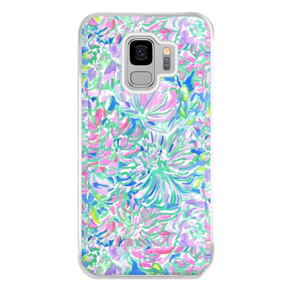 Colourful Floral Painting Phone Case for Galaxy S9 Plus